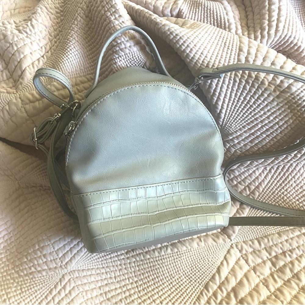 Mini Gray Backpack - image 1